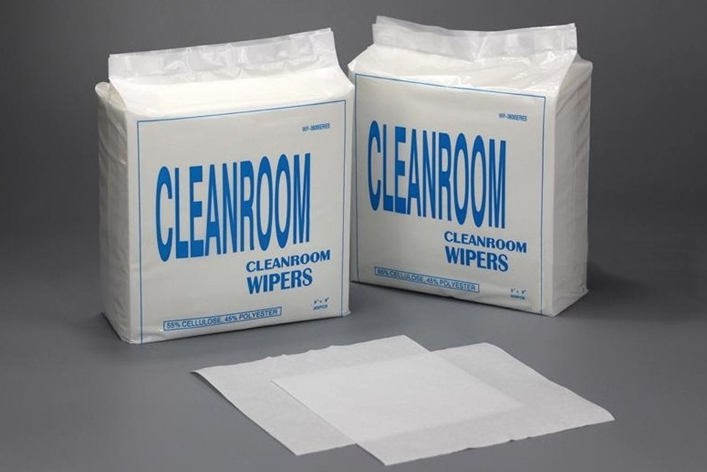 9*9 inch Polyester Woodpulp Wipes