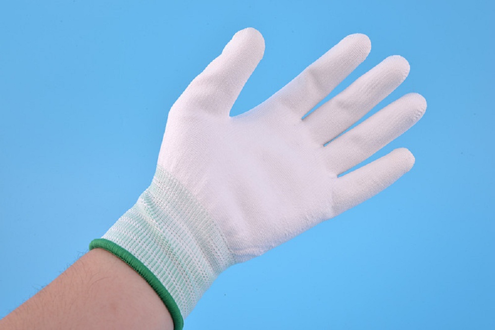 Nylon non-slip Gloves Palms PU Coated Gloves